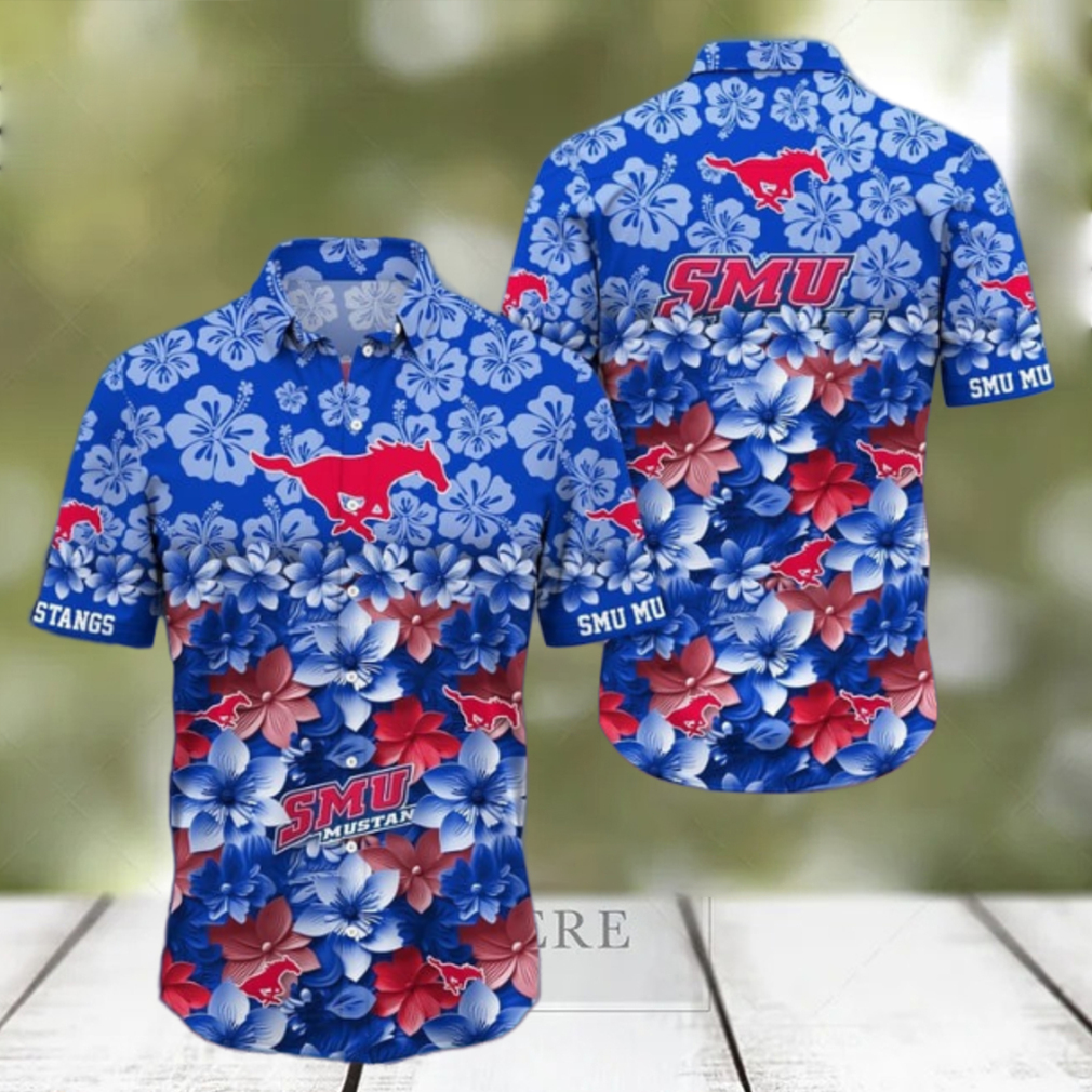 SMU Mustangs NCAA3 Hawaiian Shirt Trending Summer