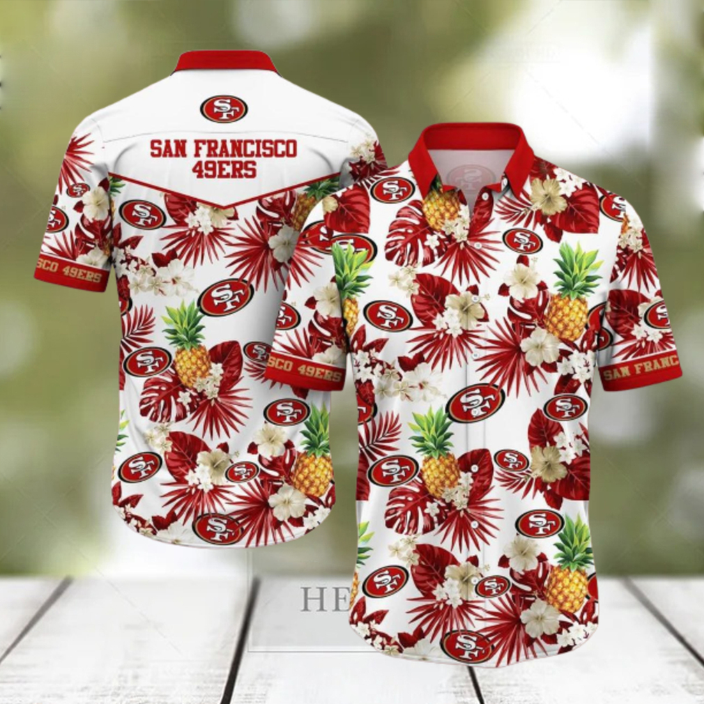 San Francisco 49ers NFL Hawaiian Shirt 3D Printed Tropical Pattern Graphic Hawaii Shirt For Fan Ever