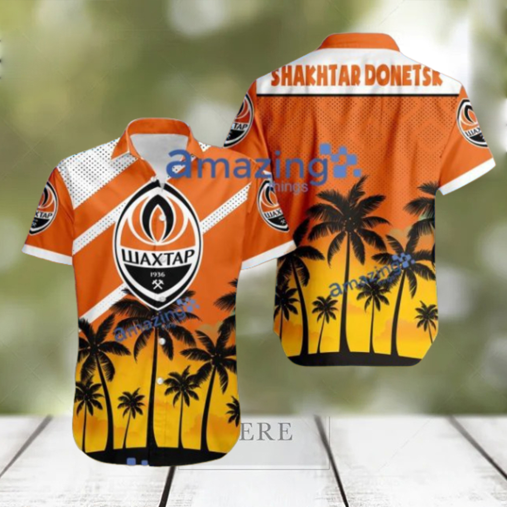 Shakhtar Donetsk FC Logo Button Down Hawaiian Shirt Hip Summer Trend