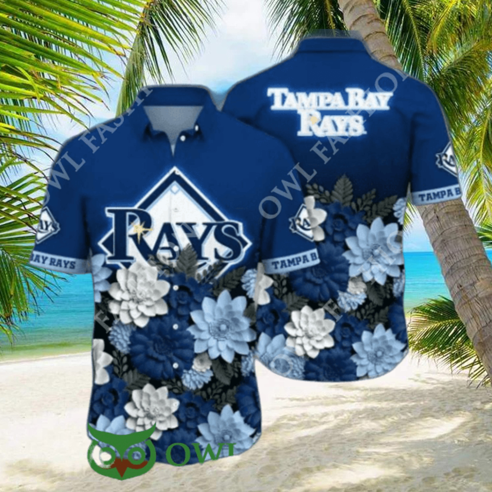 Summer Tampa Bay Rays MLB Flower Trending Hawaiian Shirt