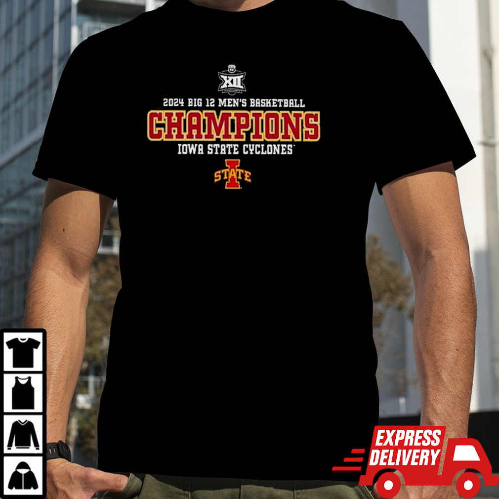 2024 Big 12 Men’s Basketball Tournament Champions Iowa State Cyclones Shirt