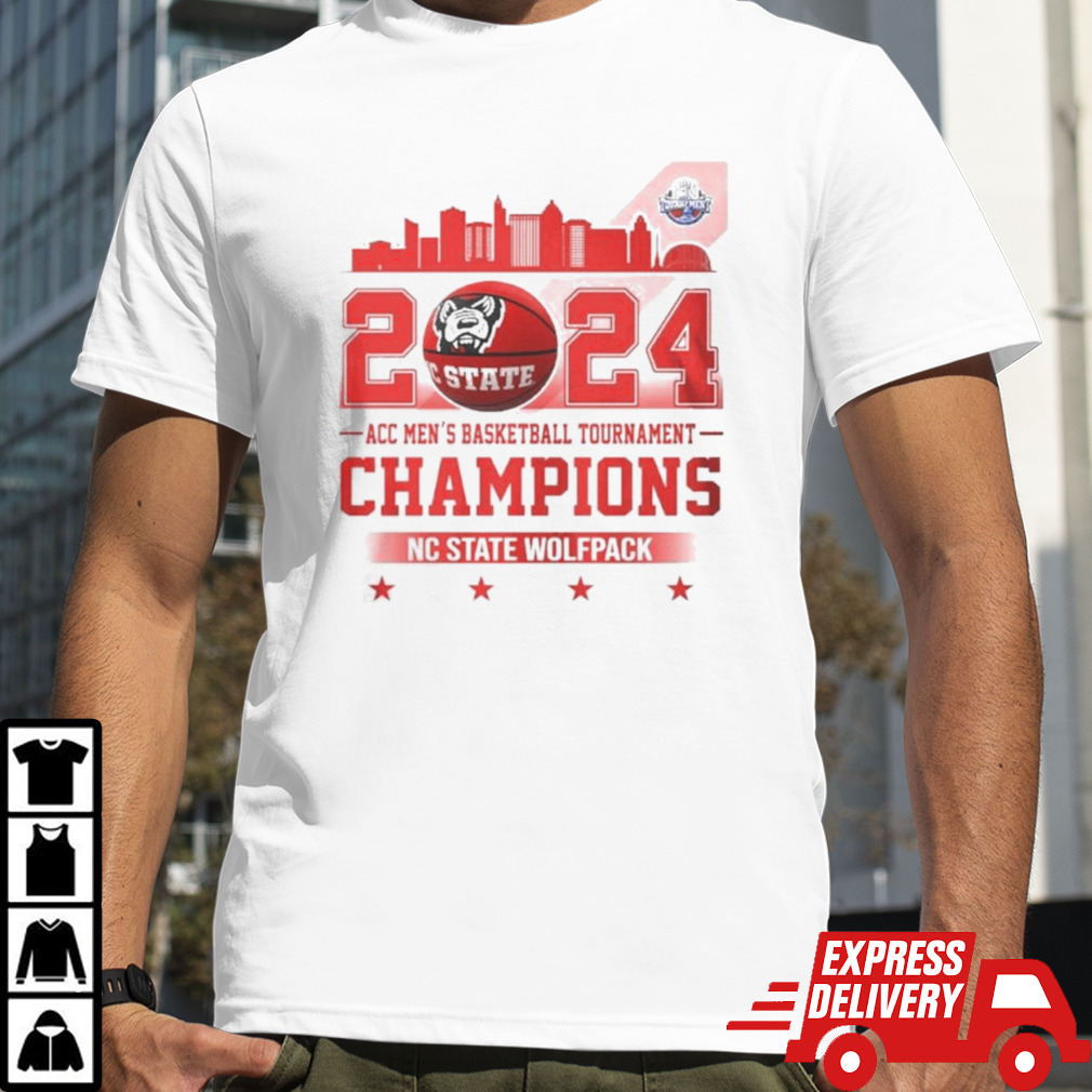 2024 NC State Wolfpack Champions ACC Men’s Basketball Shirt