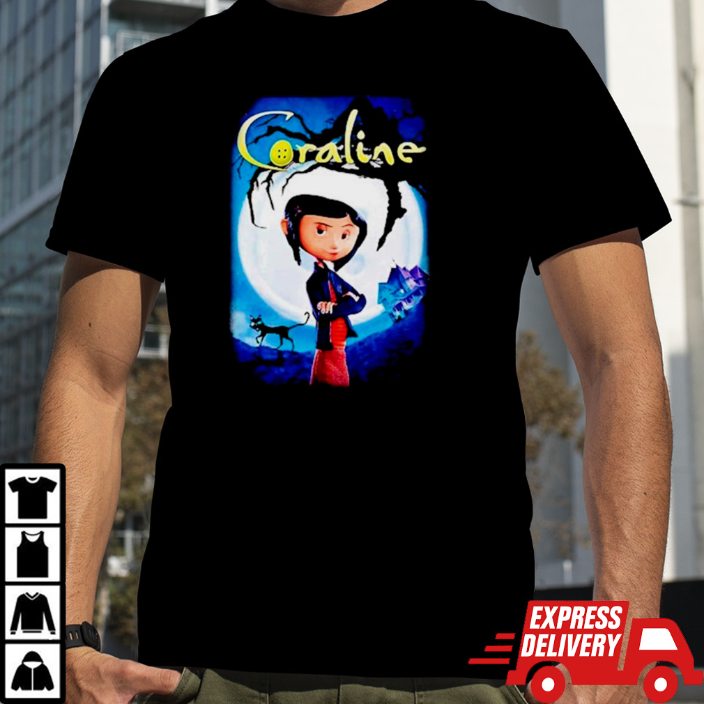 Coraline full moon movie poster shirts