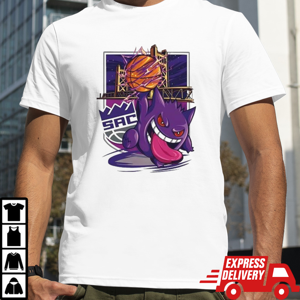 Gengar Sacramento Kings Basketball Fighting shirt