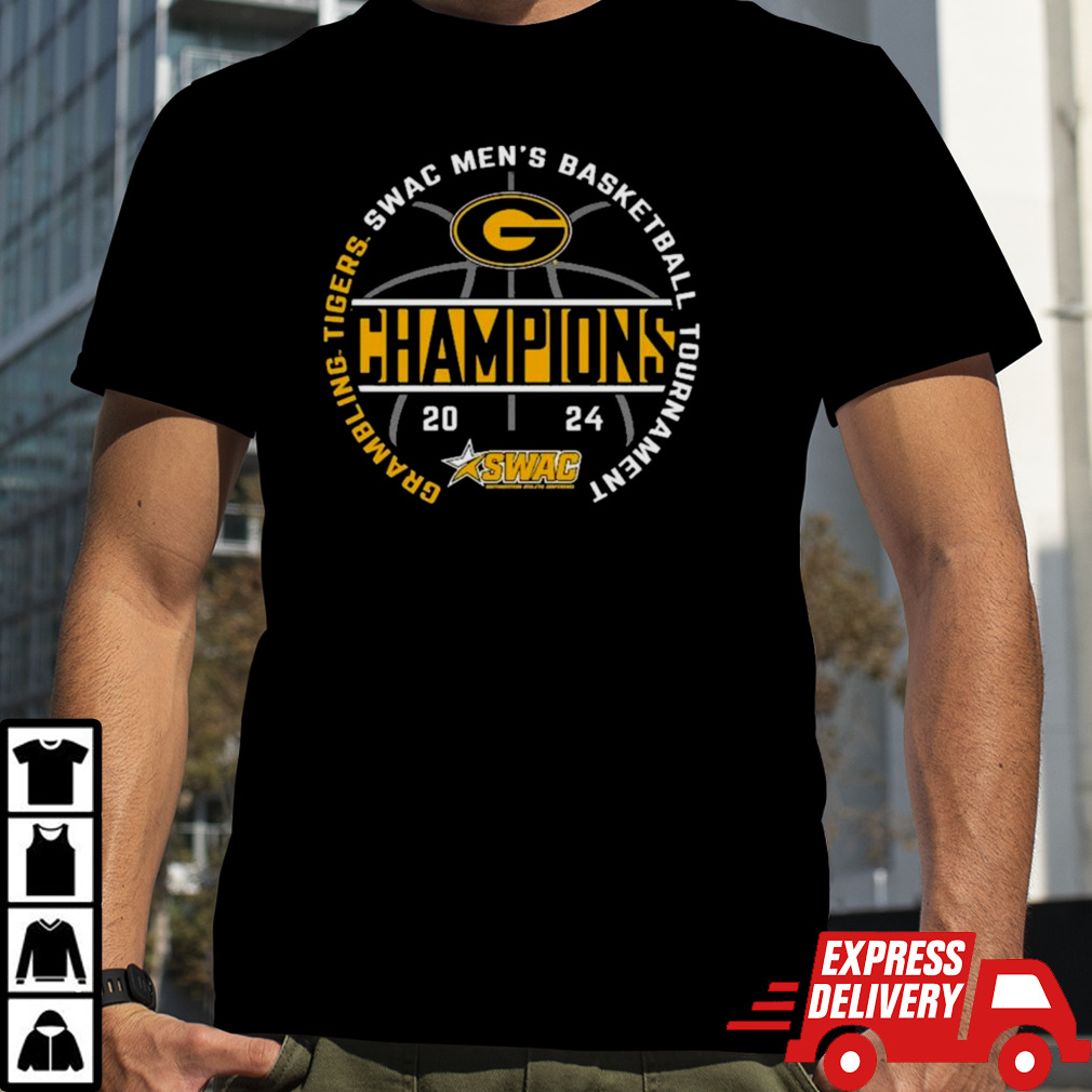 Grambling Tigers 2024 SWAC Men’s Basketball Conference Tournament Champions Shirt