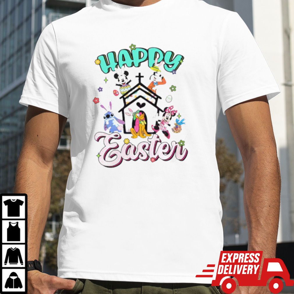 Happy Easter Disney Bunny Characters shirt