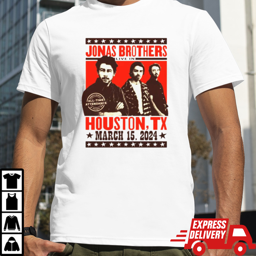 JonasBrothers Live In Houston Rodeo March 15 2024 Shirt