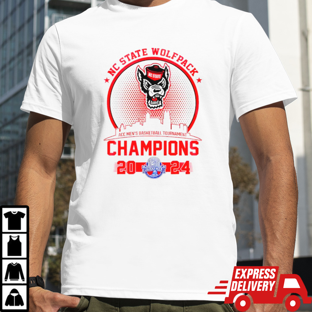 NC State Wolfpack ACC men’s basketball tournament champions 2024 shirt