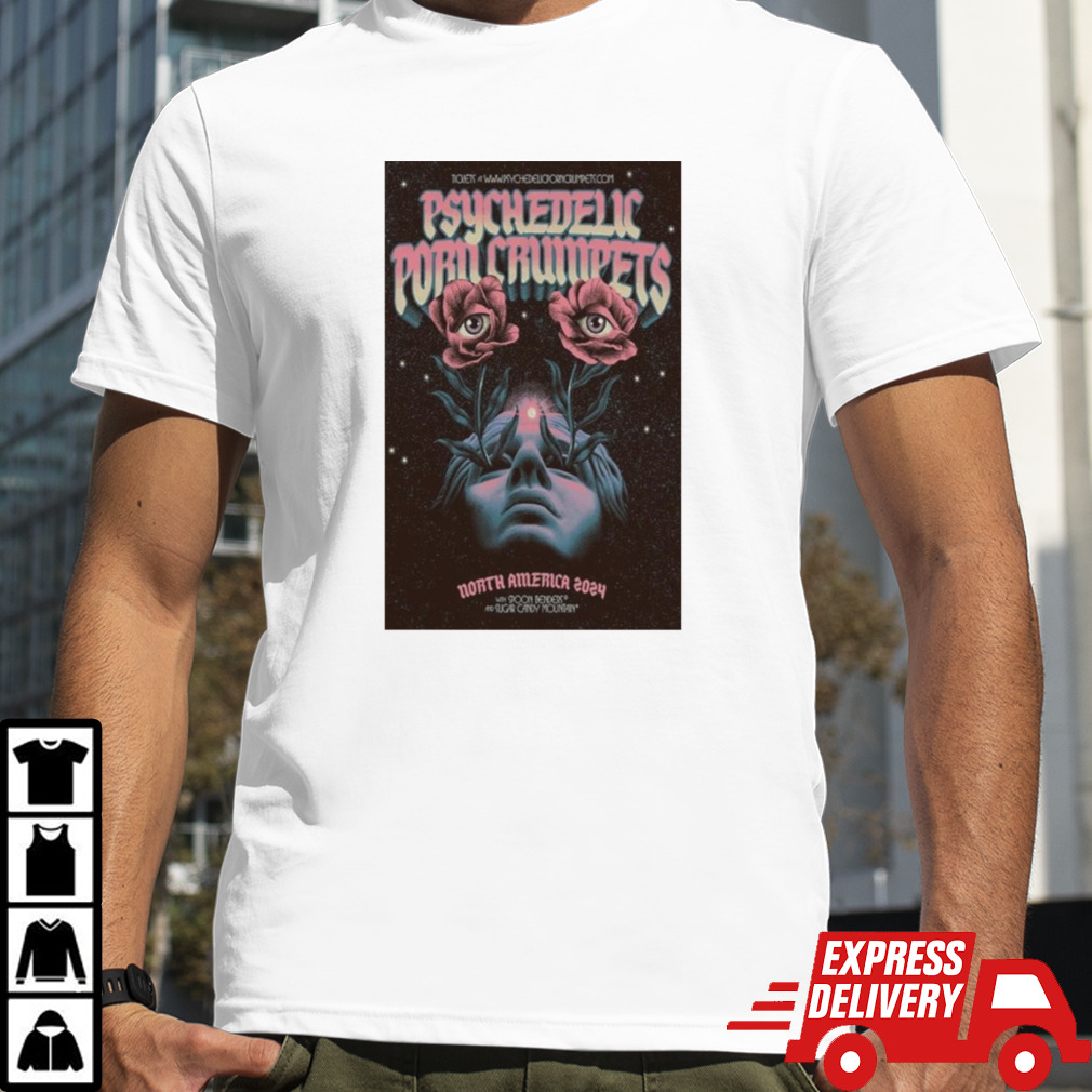 Psychedelic Porn Crumpets North America 2024 Poster Shirt