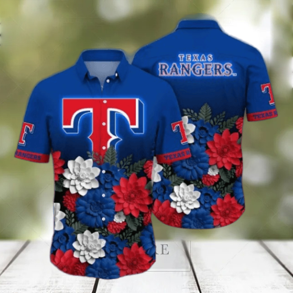 Texas Rangers MLB Flower Hawaii Shirt And Tshirt For Fans,