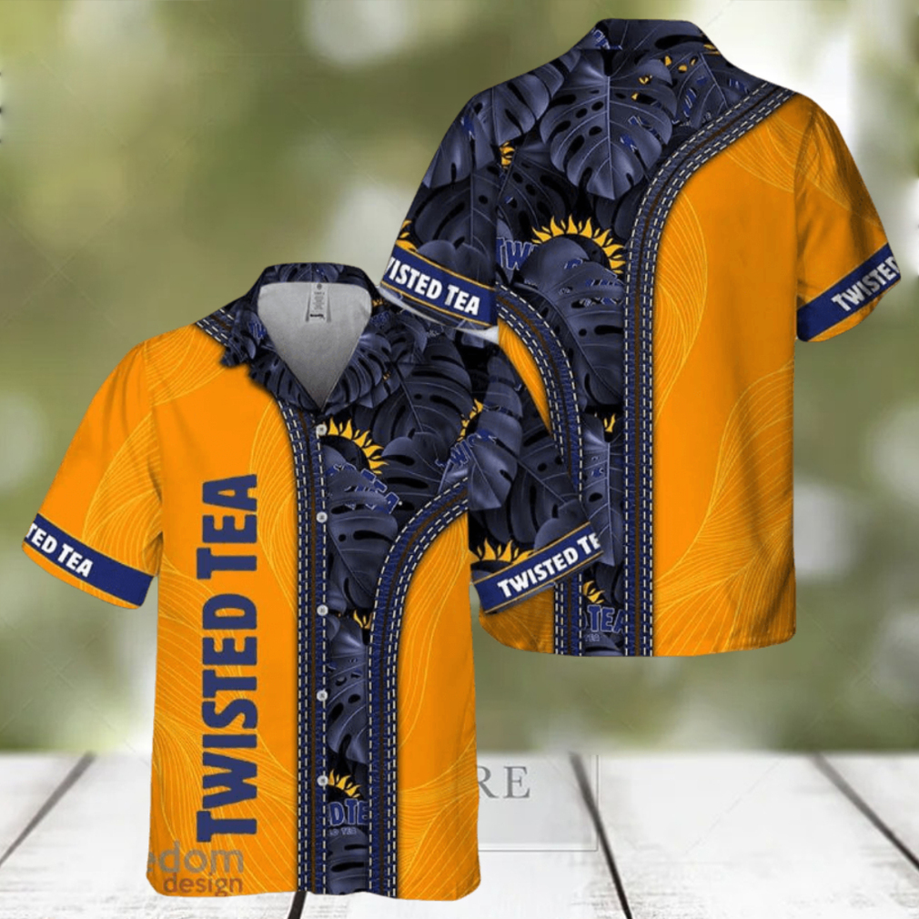 Twisted Tea Palm Leaves Majesty Hawaiian Shirt