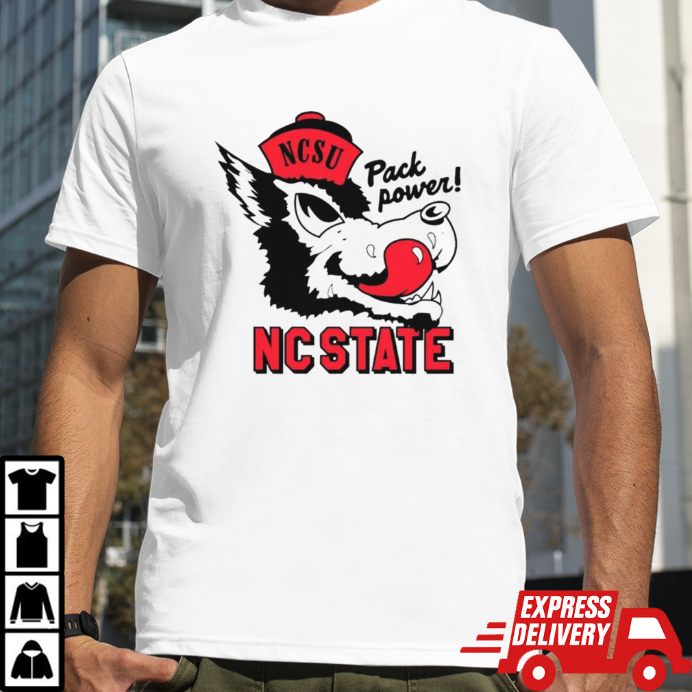 Vintage Nc State Pack Power Ncaa Shirt