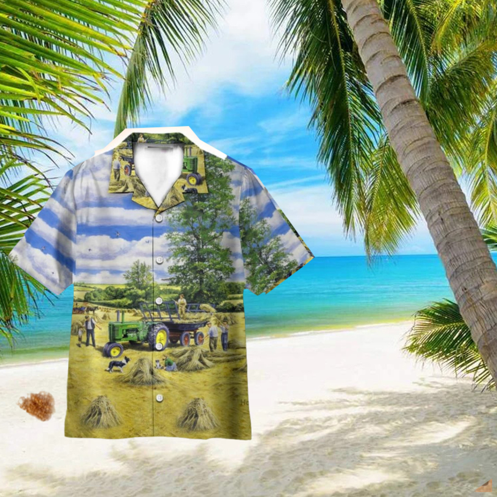 Vintage Tractor Hawaii Shirt 3D Printed Gift For Summer