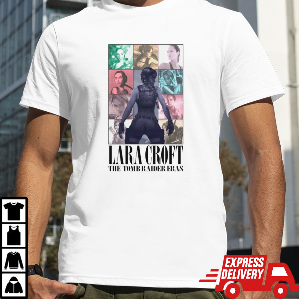 Lara Croft the tomb raider eras tour shirt