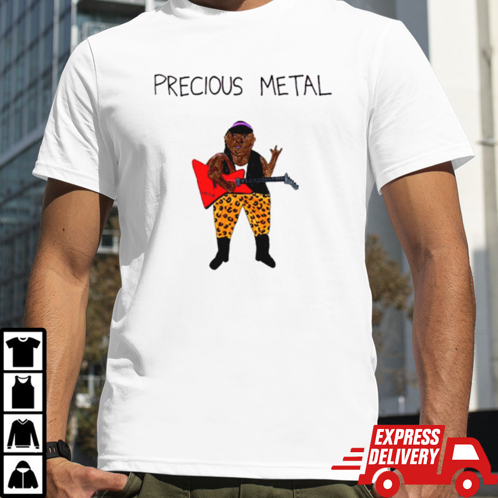 Precious Metal Playing Guitar shirt