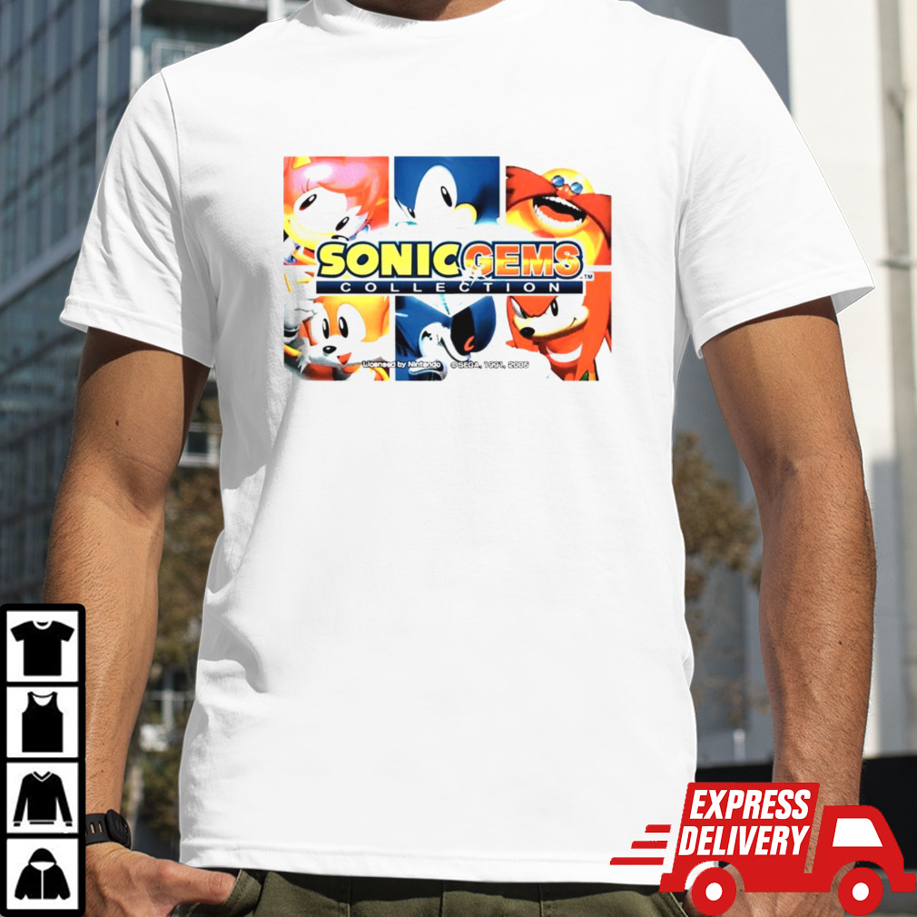 Sonic gems collection shirt