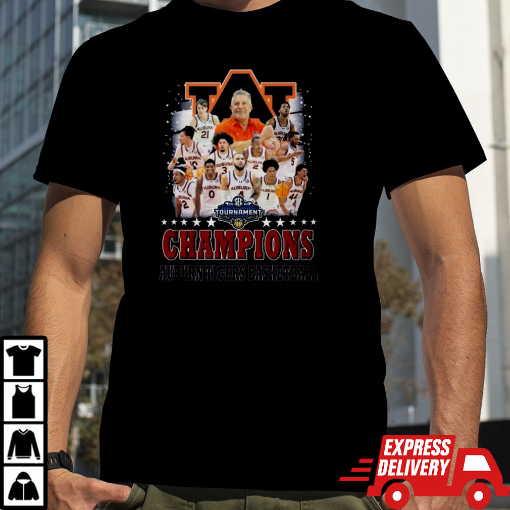 2024 Tournament Champions Auburn Tigers Basketball T-shirt