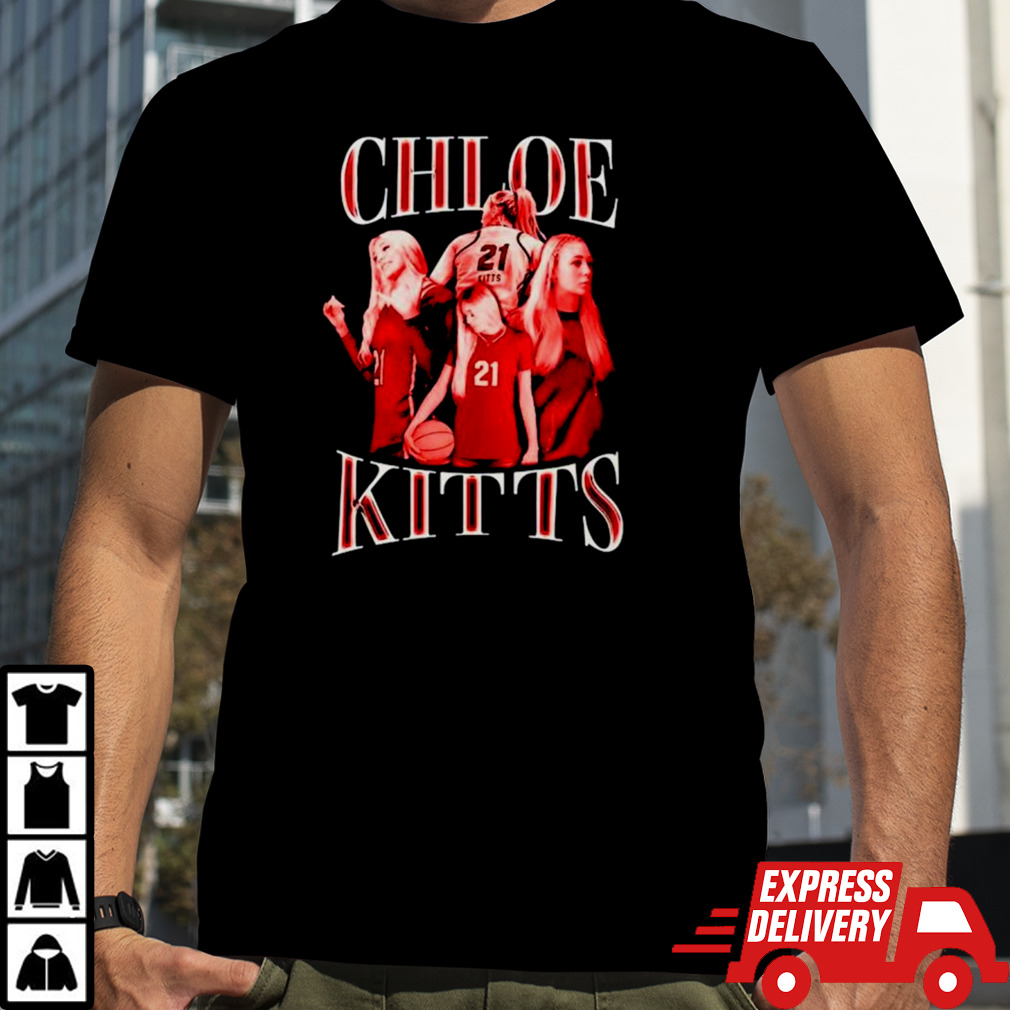 Chloe Kitts Collage basketball shirt