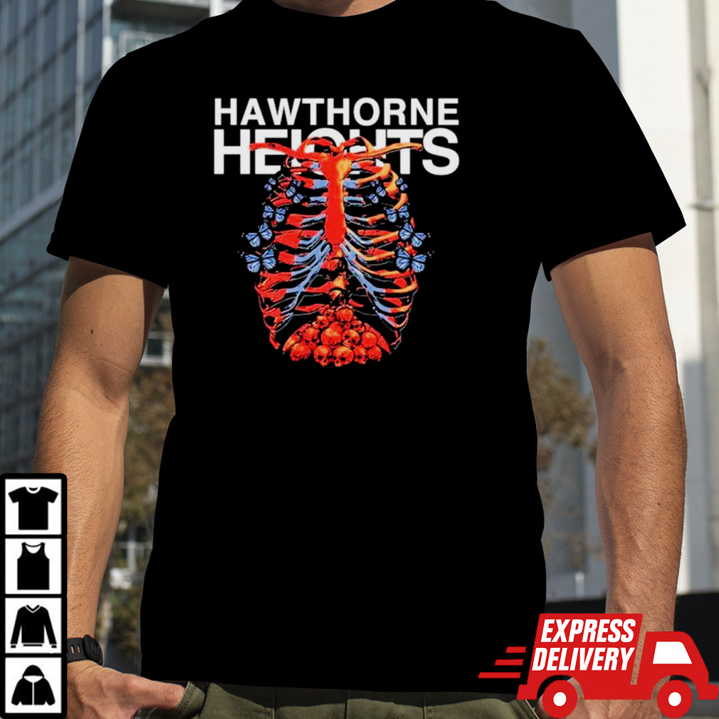 Hawthorne heights ribcage shirt