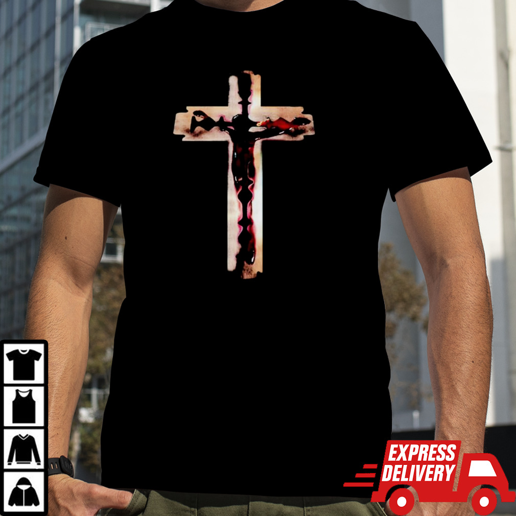 Jesus Cross Razorblade shirt