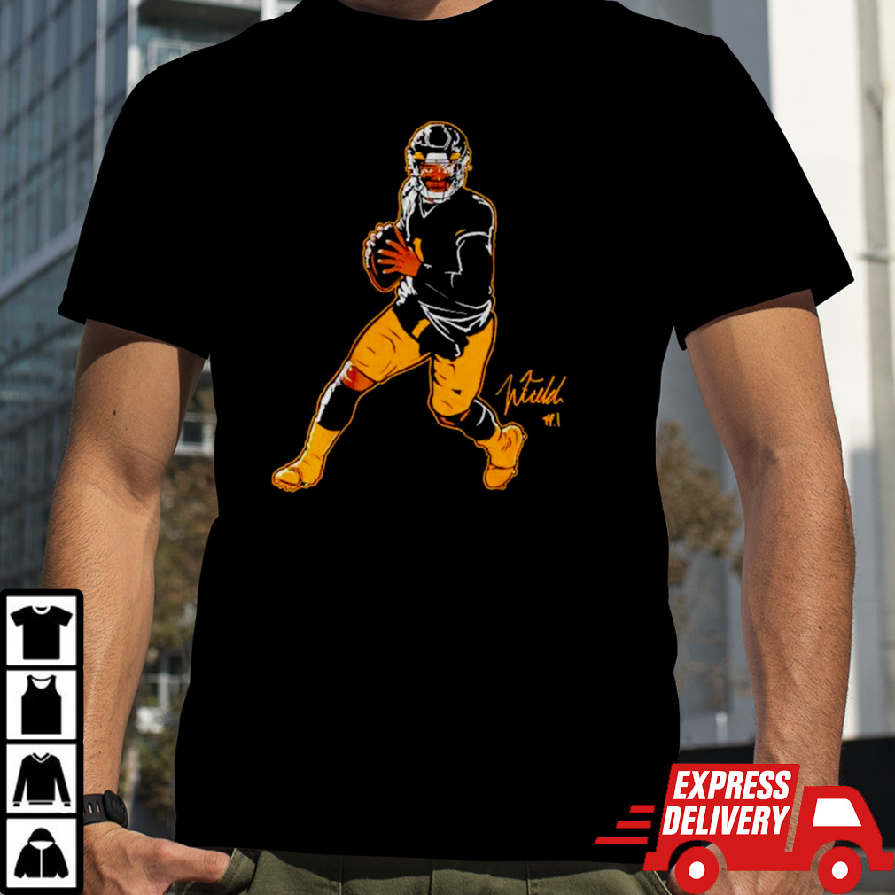 Justin Fields Pittsburgh football Superstar Pose shirt