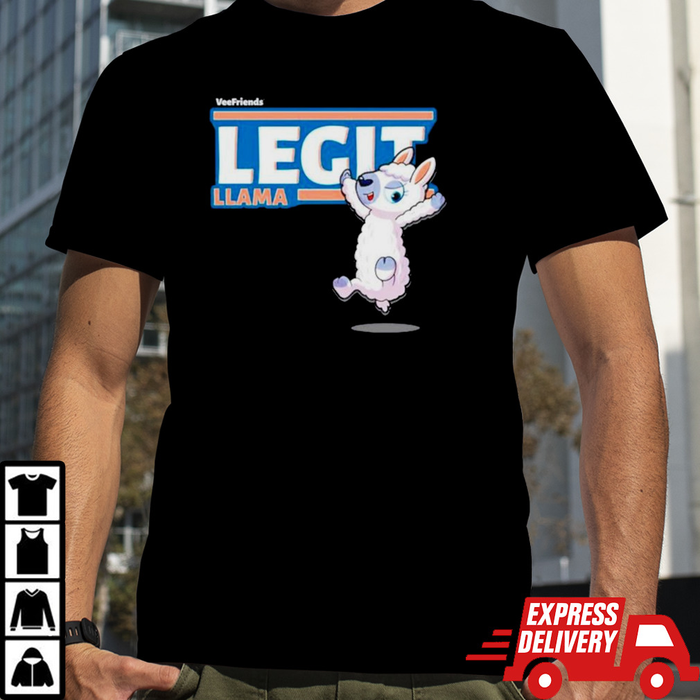 Legit llama character comfort adult shirt