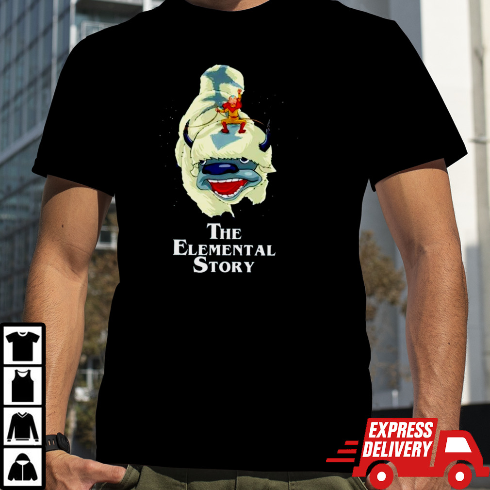 The Last Airbender in the style of The Neverending Story shirt