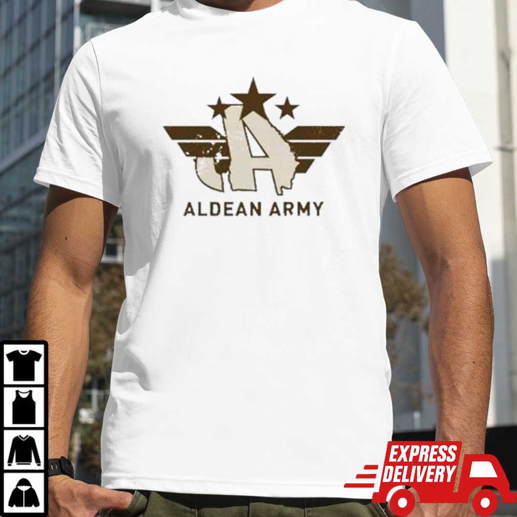 Aldean Army Deluxe logo shirt