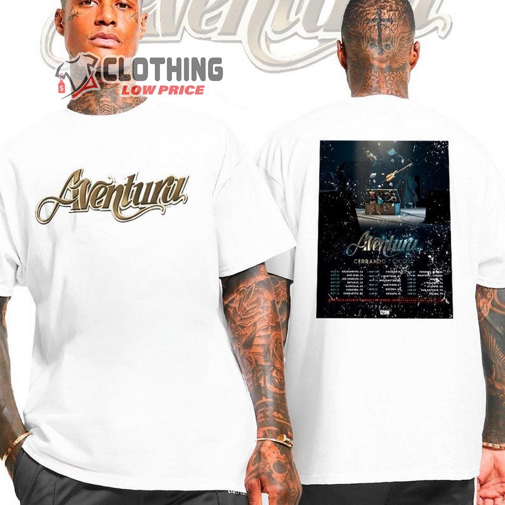 Aventura Concert 2024 Merch, 2024 Aventura Tour, Cerrando Ciclos Shirt