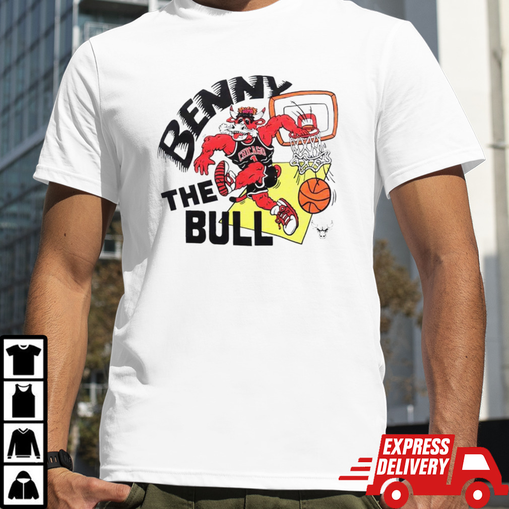 Chicago Bulls Benny the bull cartoon shirt