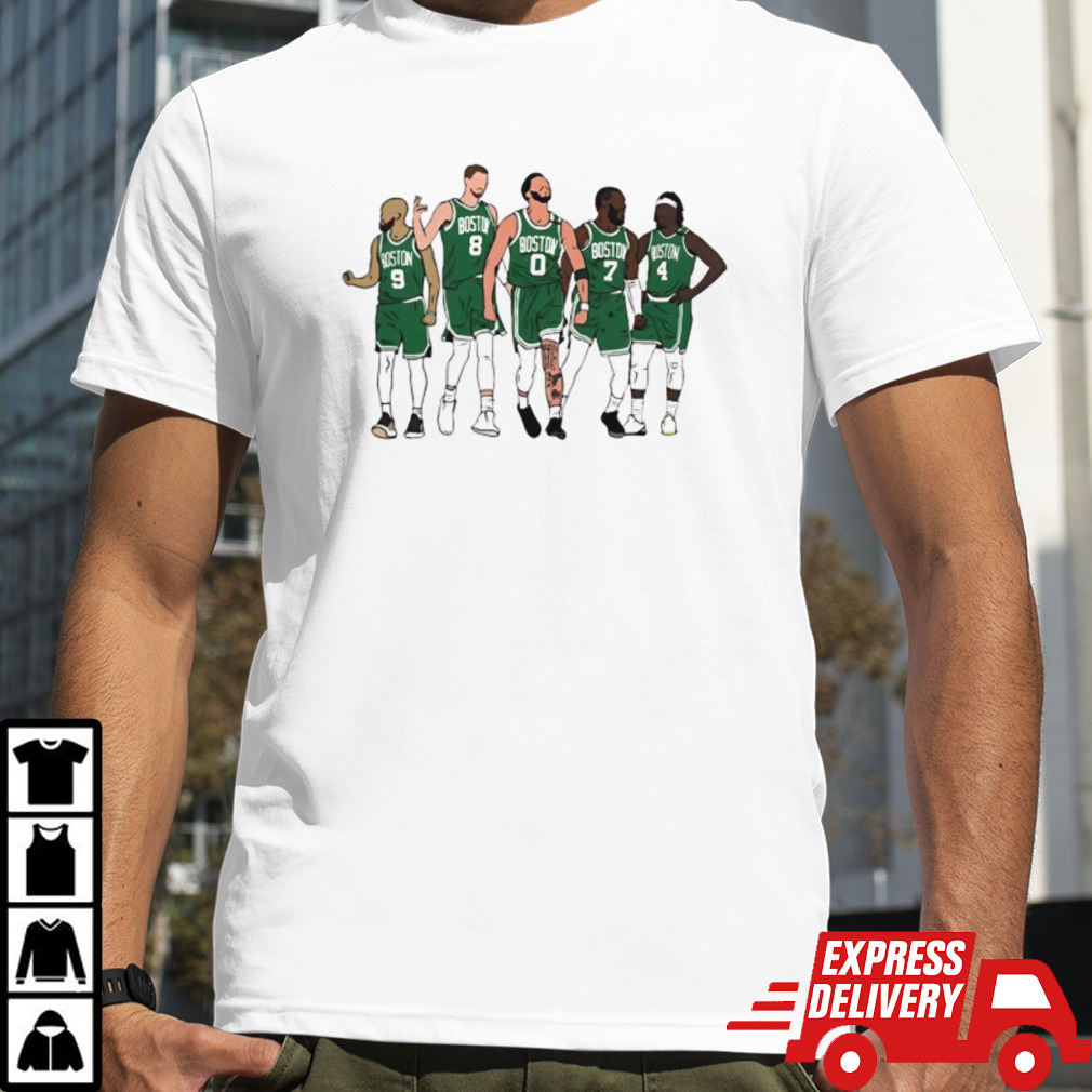 D White Kp Jrue The Jays Art Boston Celtics shirt