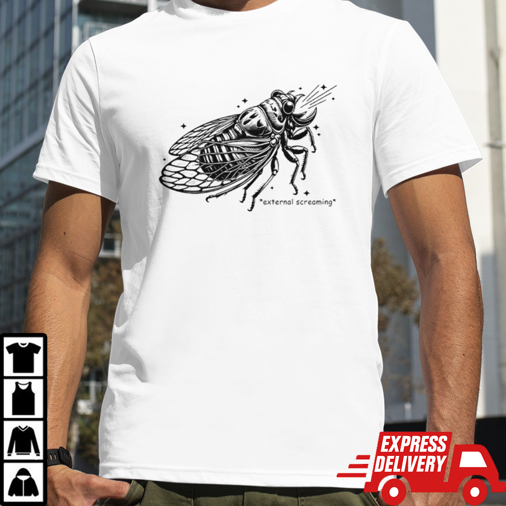 Fly external screaming shirt