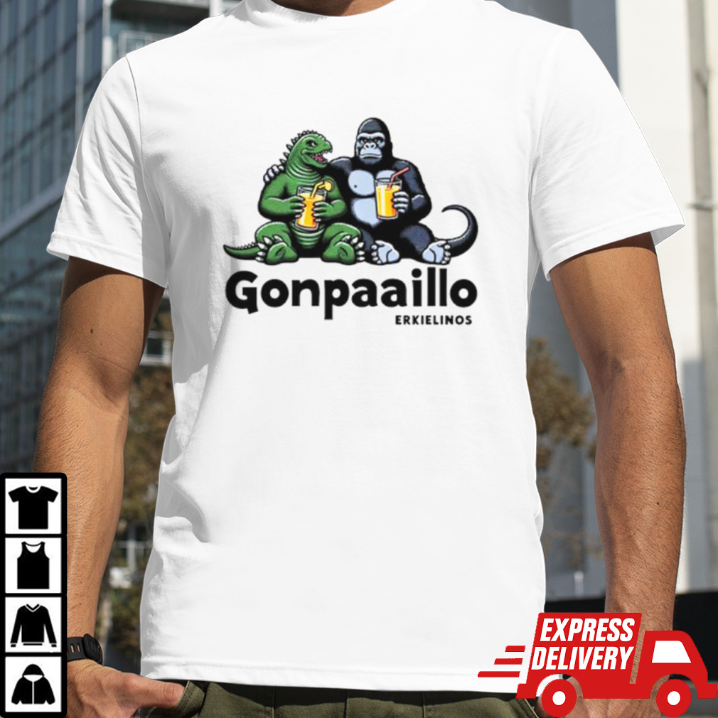 Godzilla and king Kong juice time shirt