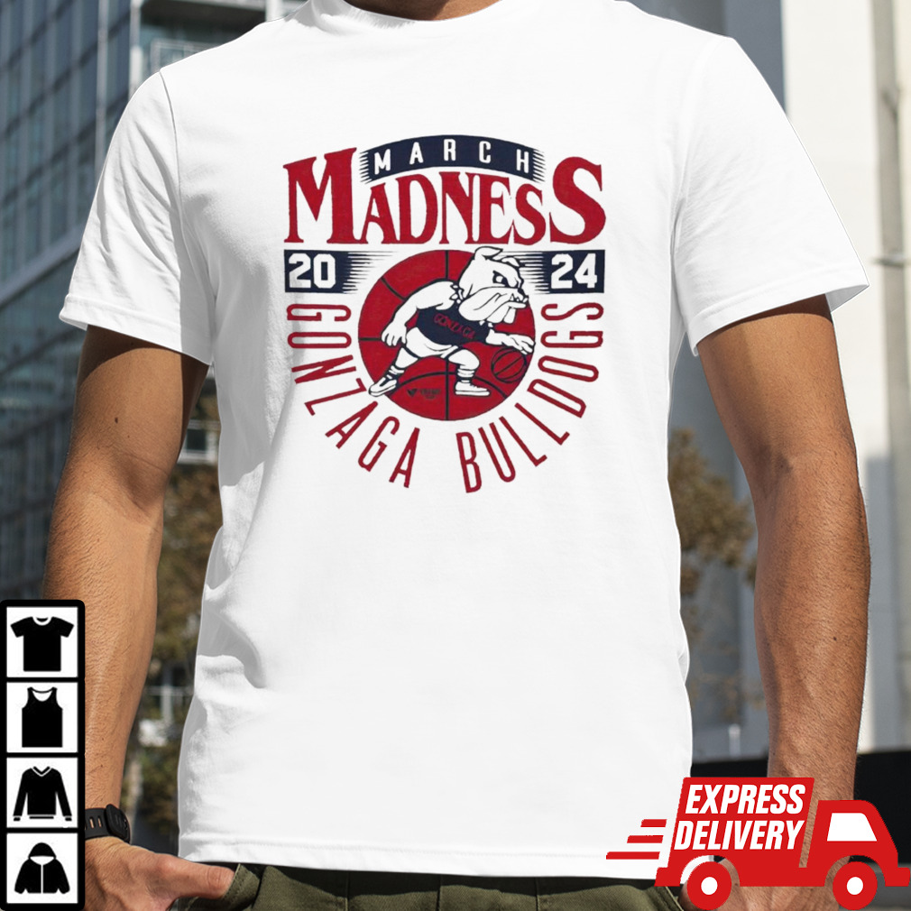 Gonzaga Bulldogs 2024 March Madness Mascot Shirt