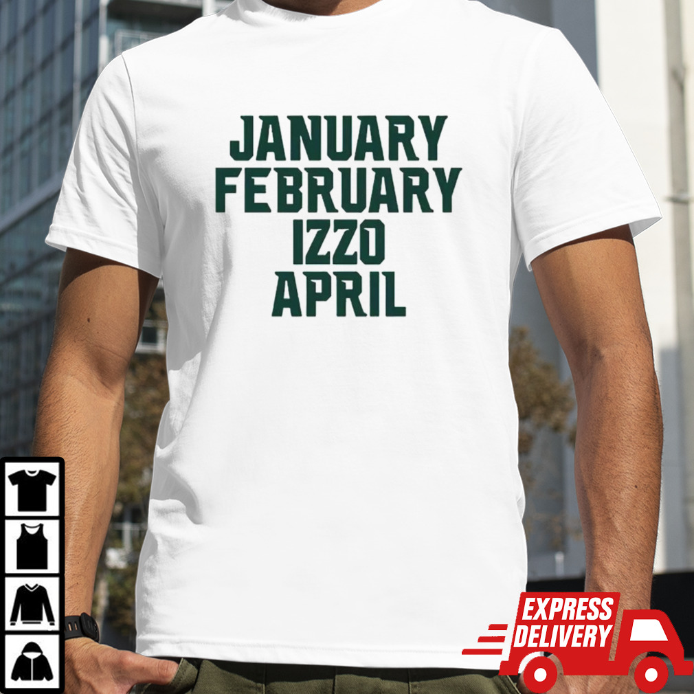 January february Izzo april ms months shirt