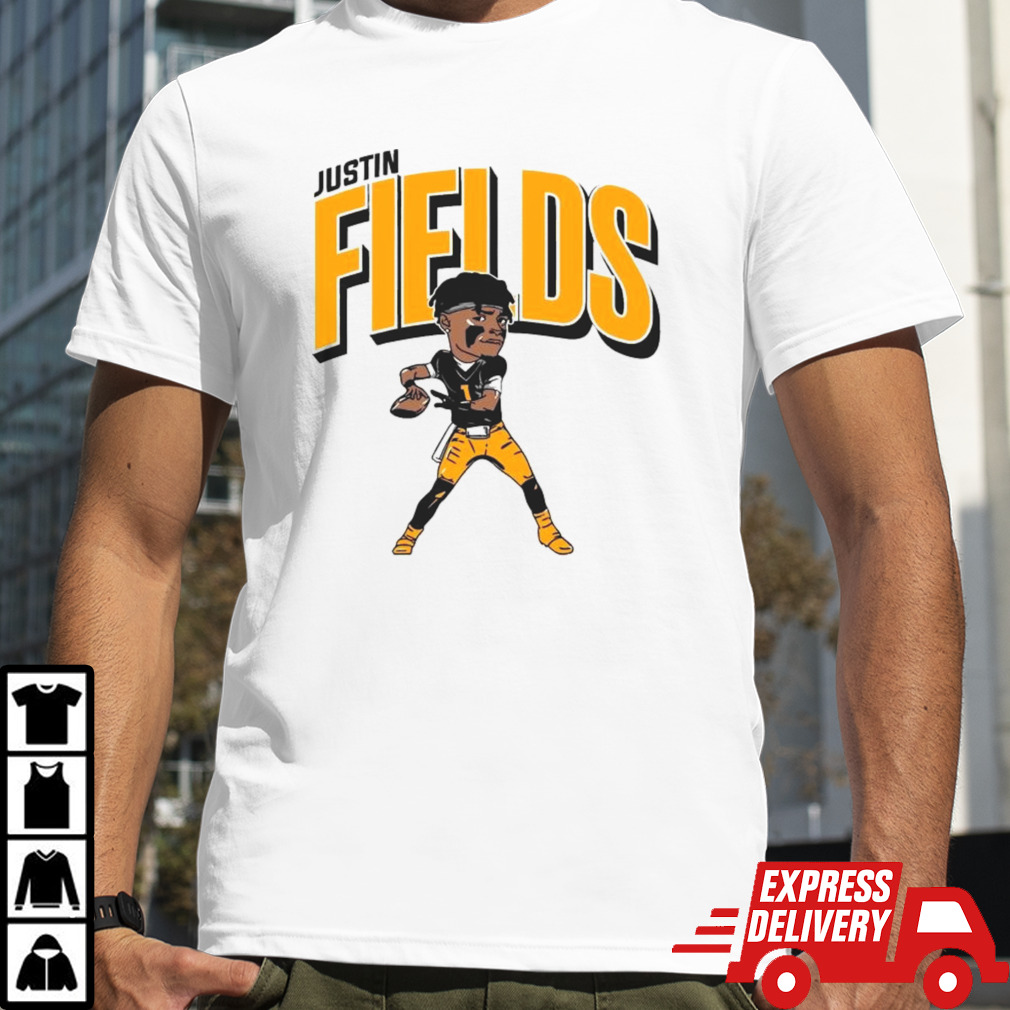 Justin Fields Pittsburgh Caricature Football Player Shirt