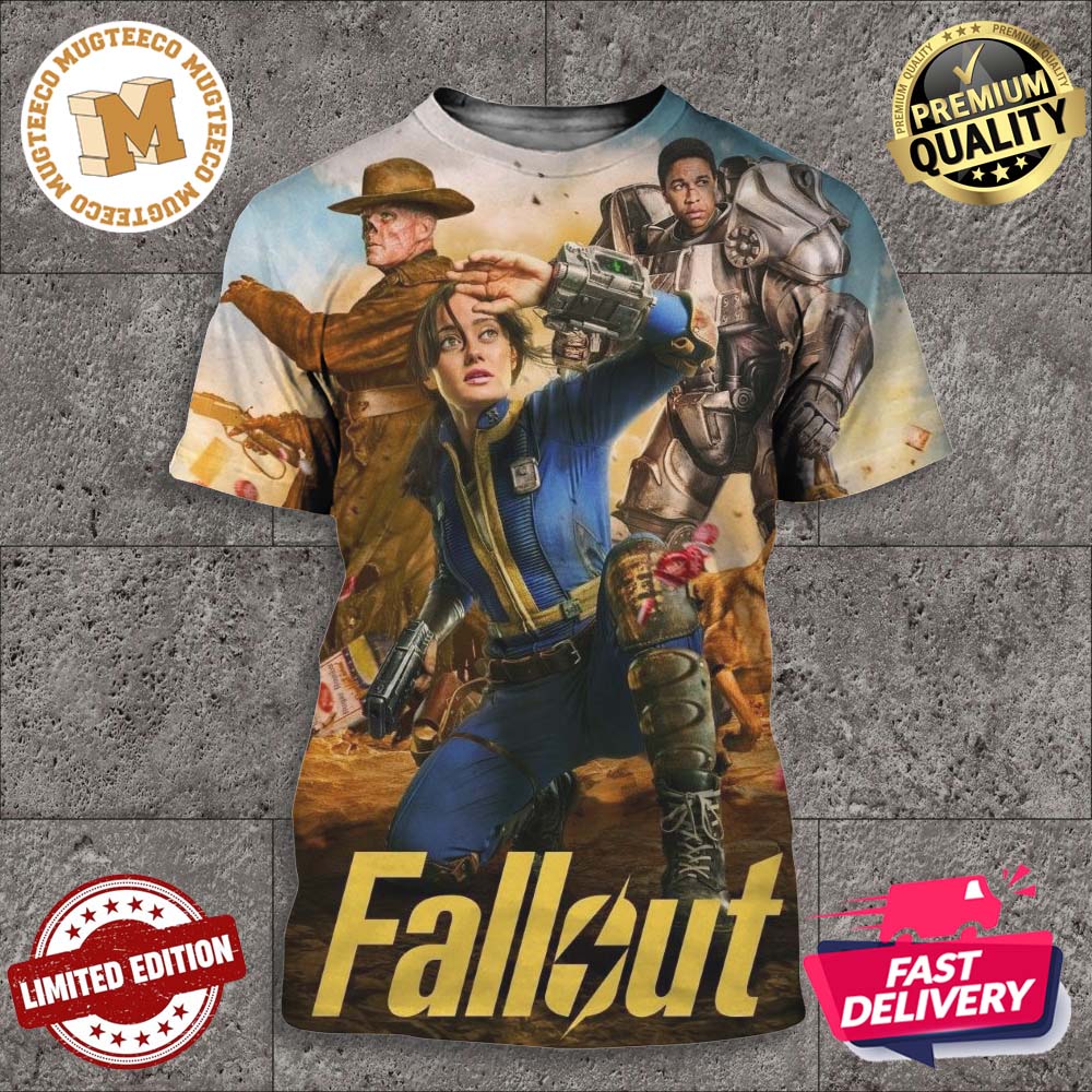 New Poster For The Fallout Series On Prime Video The World Deserves A Better Ending All Over Print Shirt