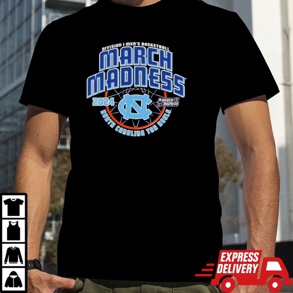 North Carolina Tar Heels 2024 Division I Men’s Basketball March Madness shirt