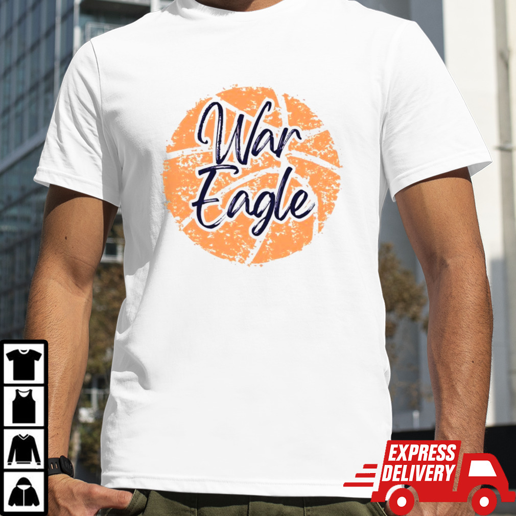 Retro War Eagle Basketball Ncaa Team Shirt