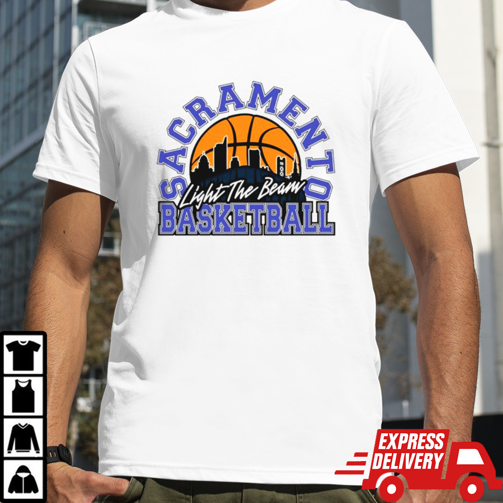 Sacramento Basketball Light the Beam retro shirt