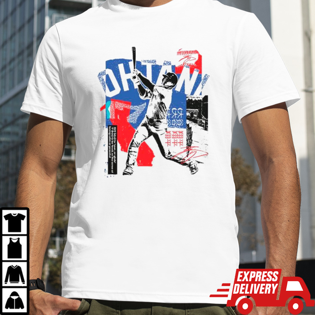 Shohei Ohtani Diamond art Dodgers baseball shrit