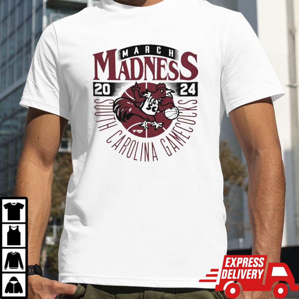 South Carolina Gamecocks 2024 March Madness Mascot Shirt