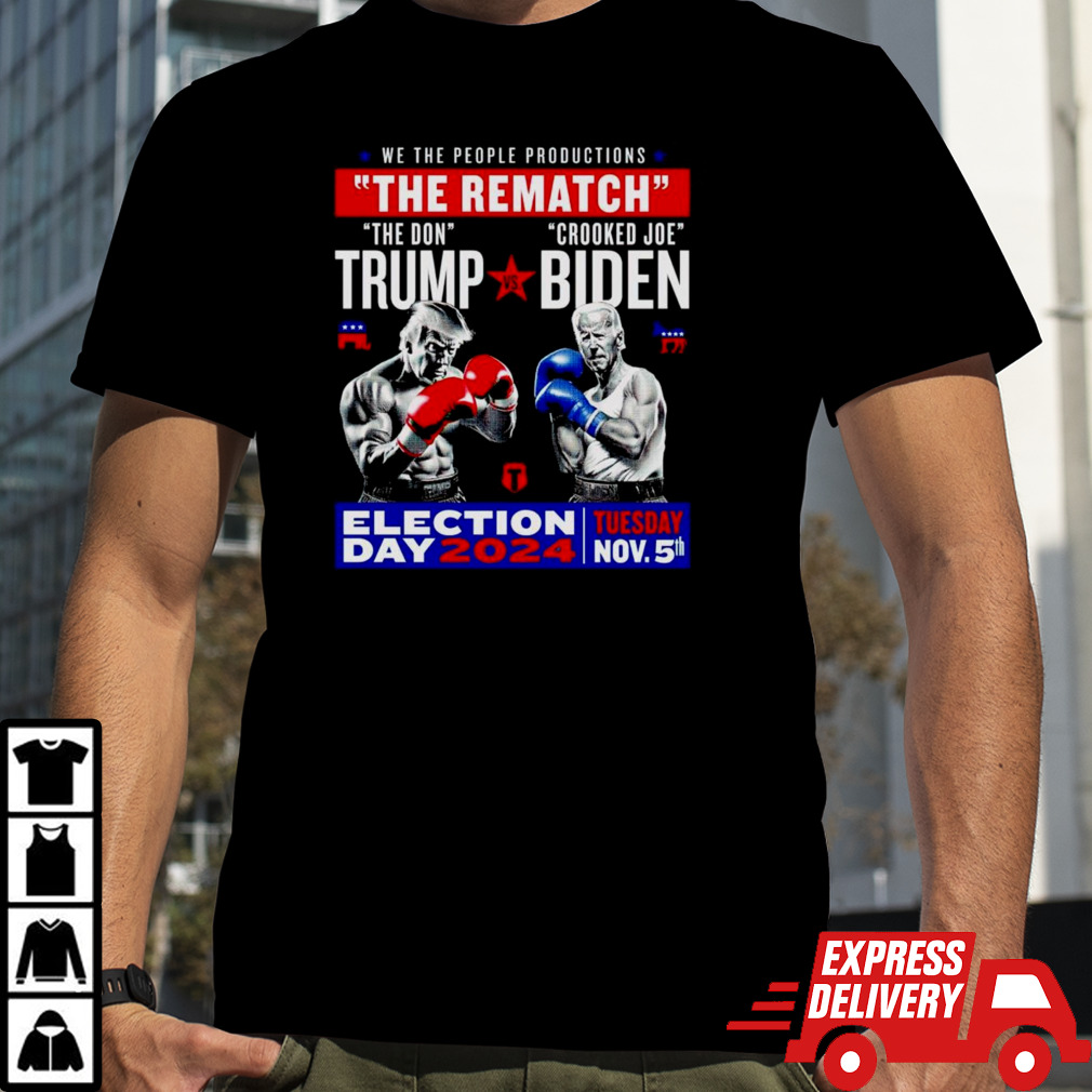 The Don Trump vs Crooked Joe Biden election day 2024 shirt