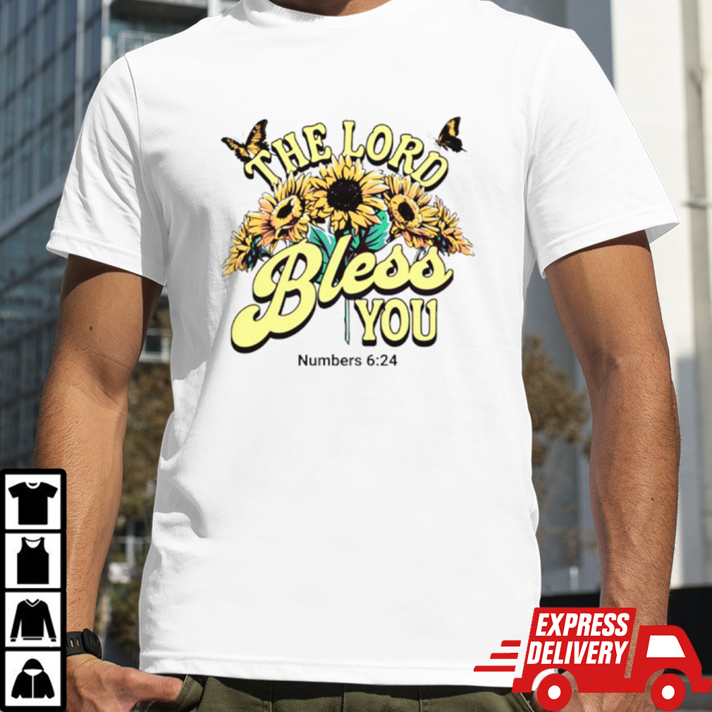 The lord bless you easter bible verse shirt