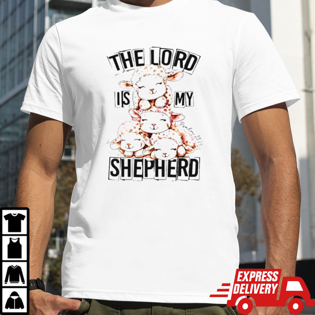 The lord is my shepherd lamb easter shirt