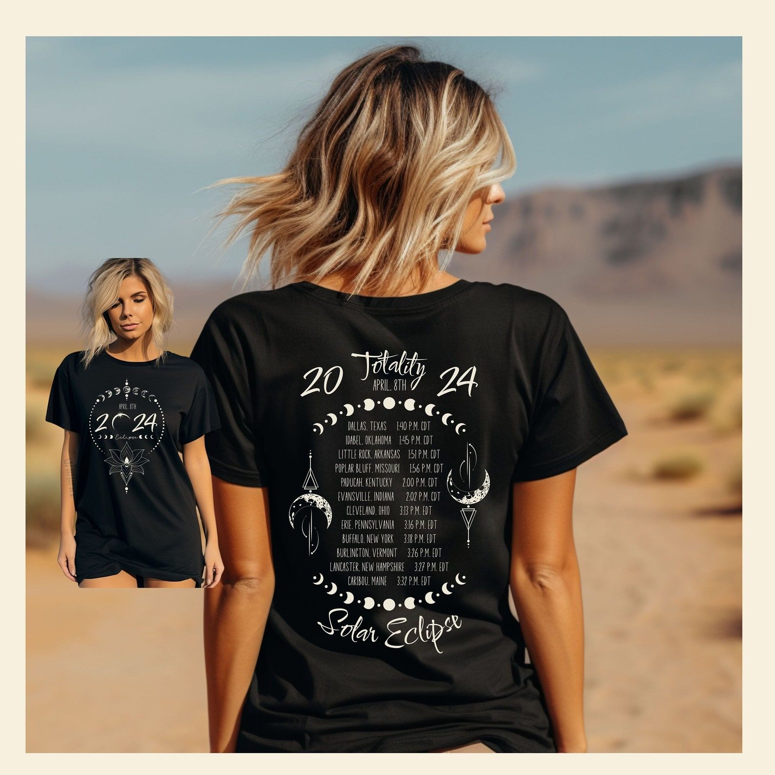 Total Solar Eclipse April 2024 Shirt, American Solar Eclipse 4.8.24 T- shirt, Eclipse Tour T- Shirt