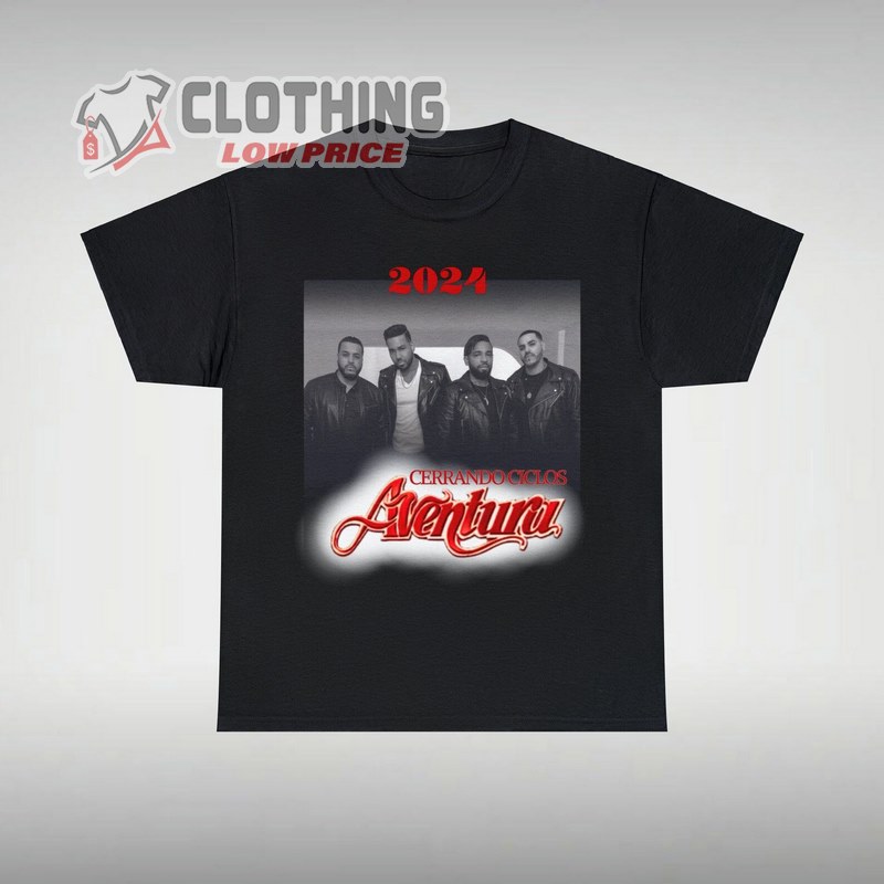 2024 Aventura Tour Shirt, Aventura Ticket Master Shirt, Aventura Album Concert Merch