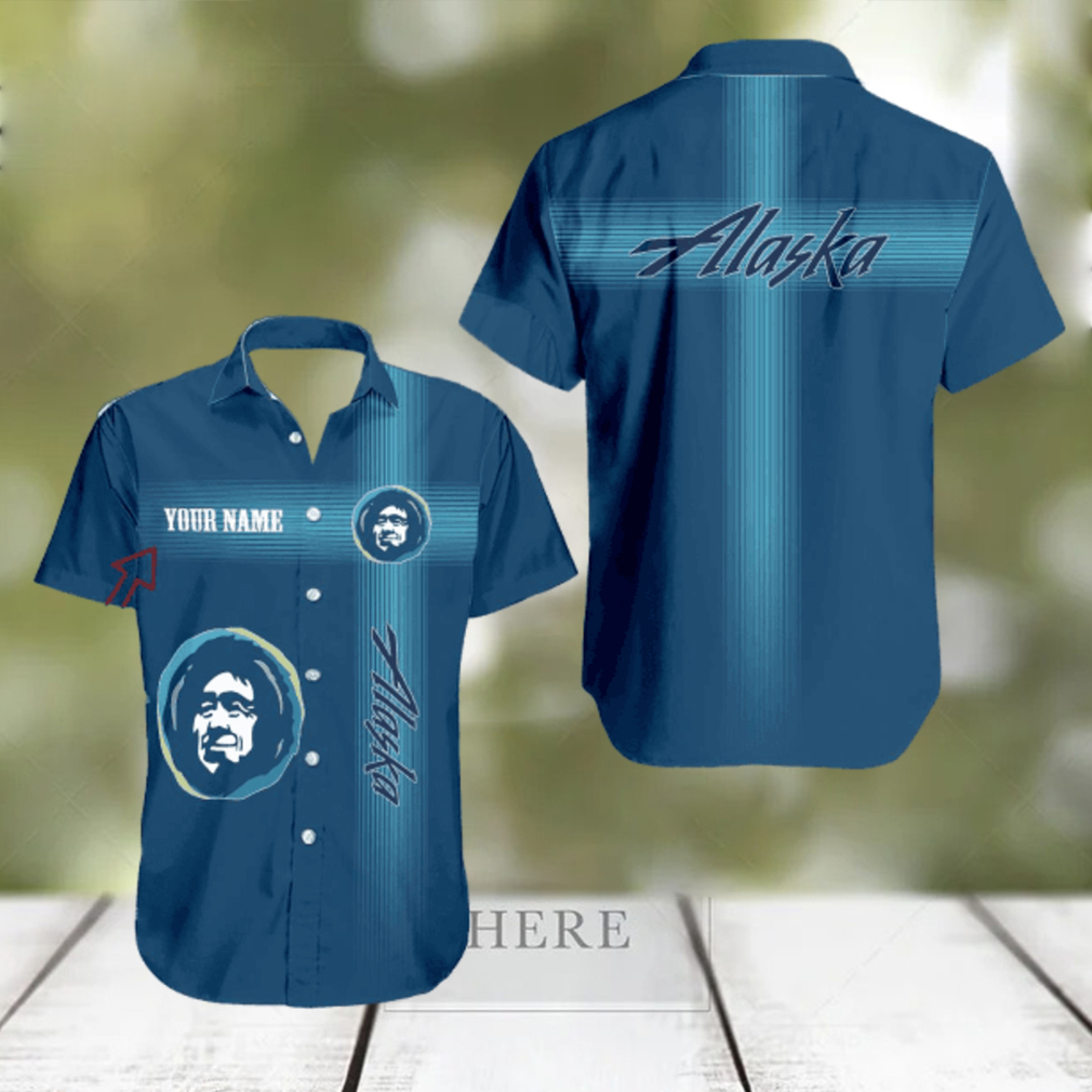 Alaska Airlines Logo Brand Hawaiian Shirt Custom Name Trending Summer