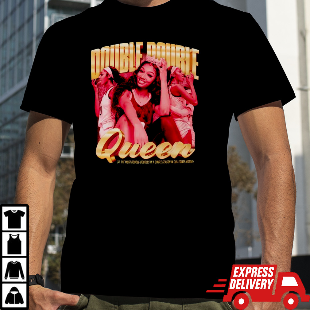 Angel Reese double-double queen shirt