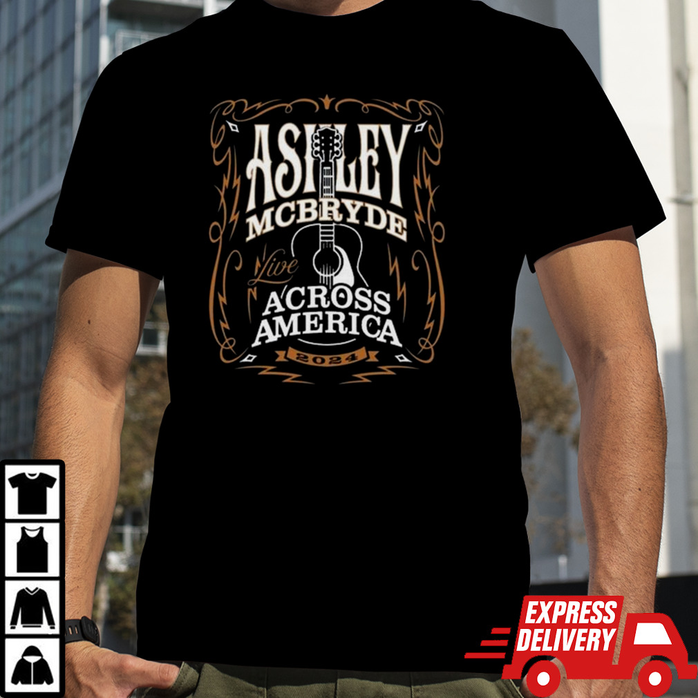 Ashley Mcbryde Across America Tour 2024 T-shirt